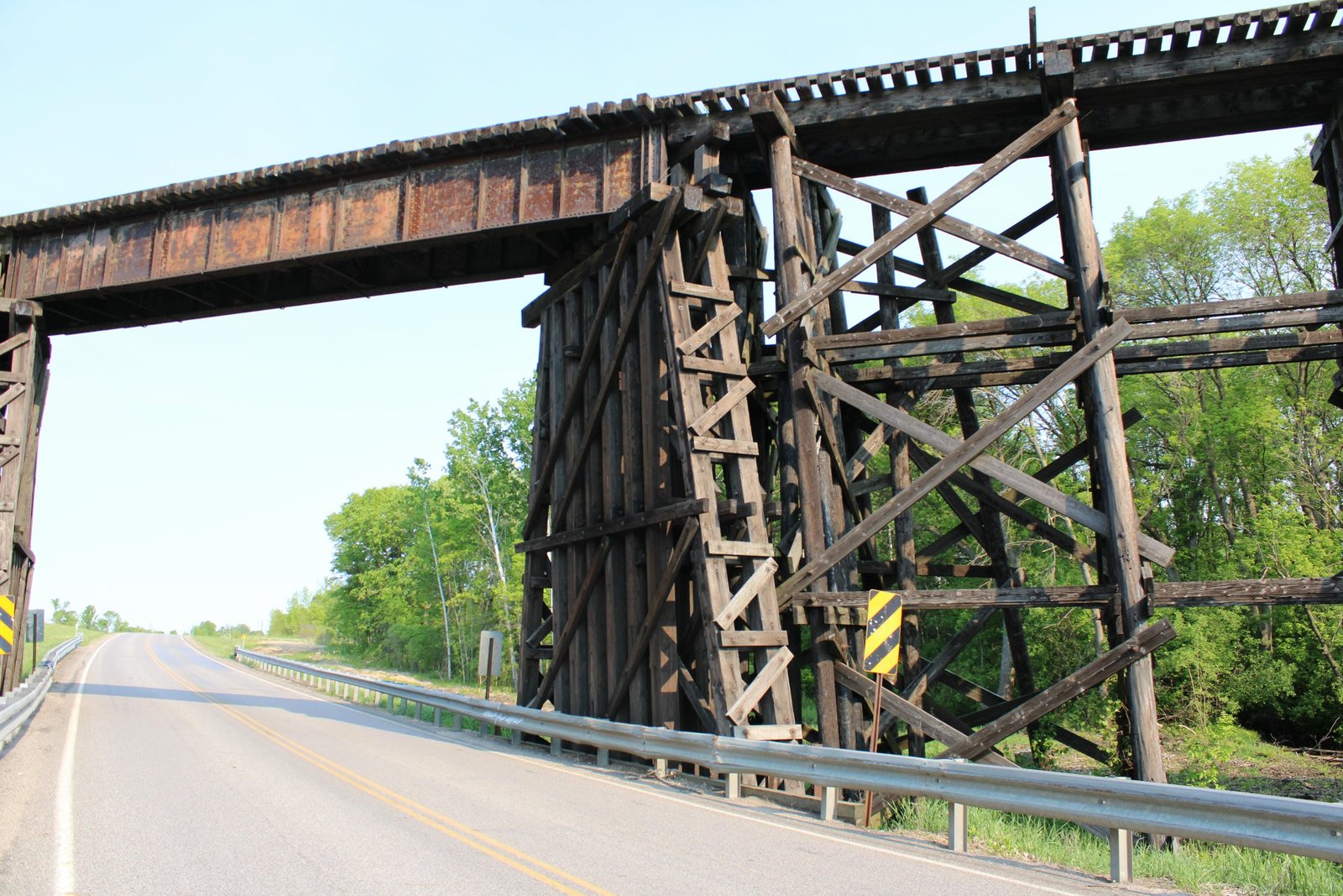 North pier, County Road 157 section